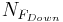{{N}_{{{F}_{Down}}}}\,\!